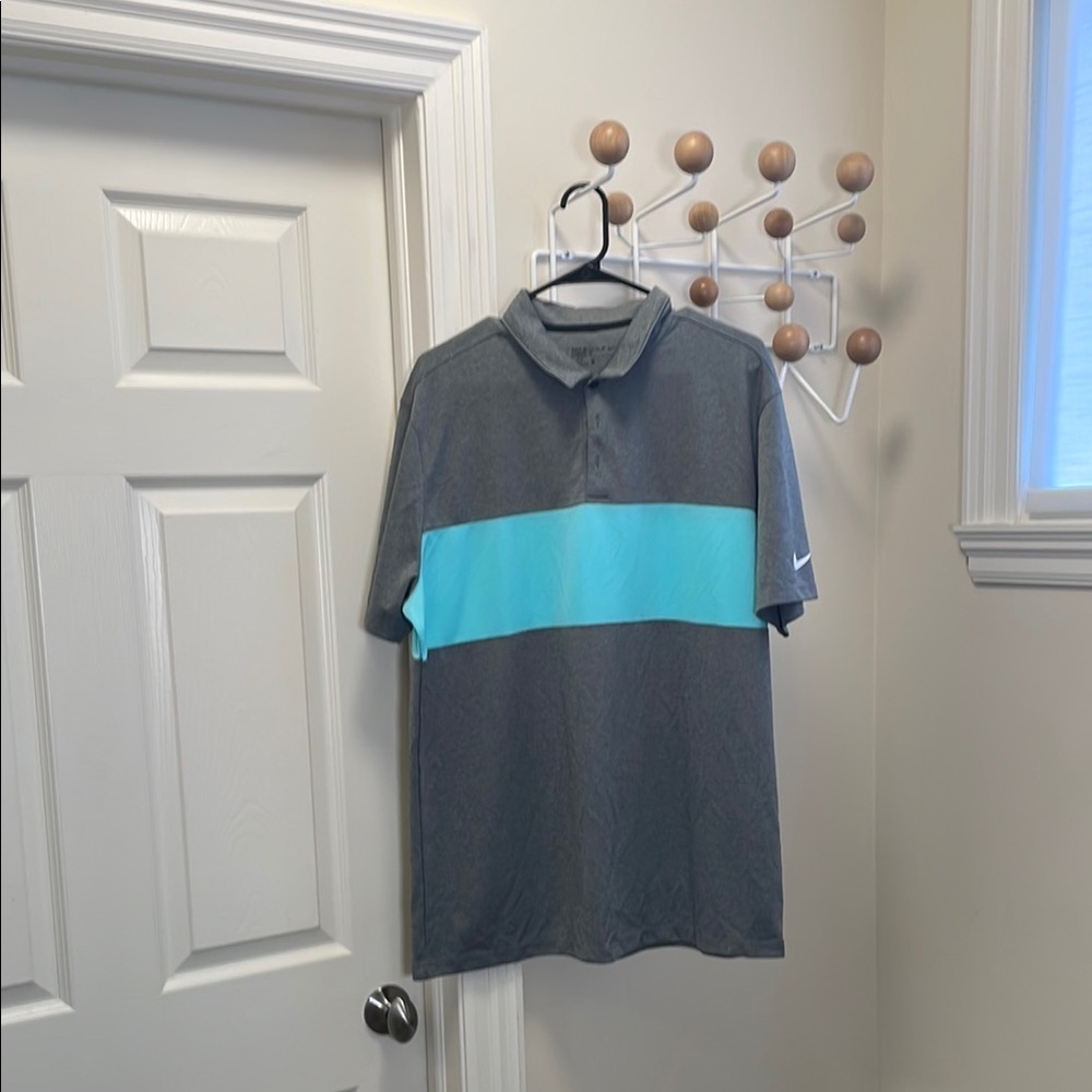 Nike Golf Performance Short Sleeve Polo - Grey Teal - XL